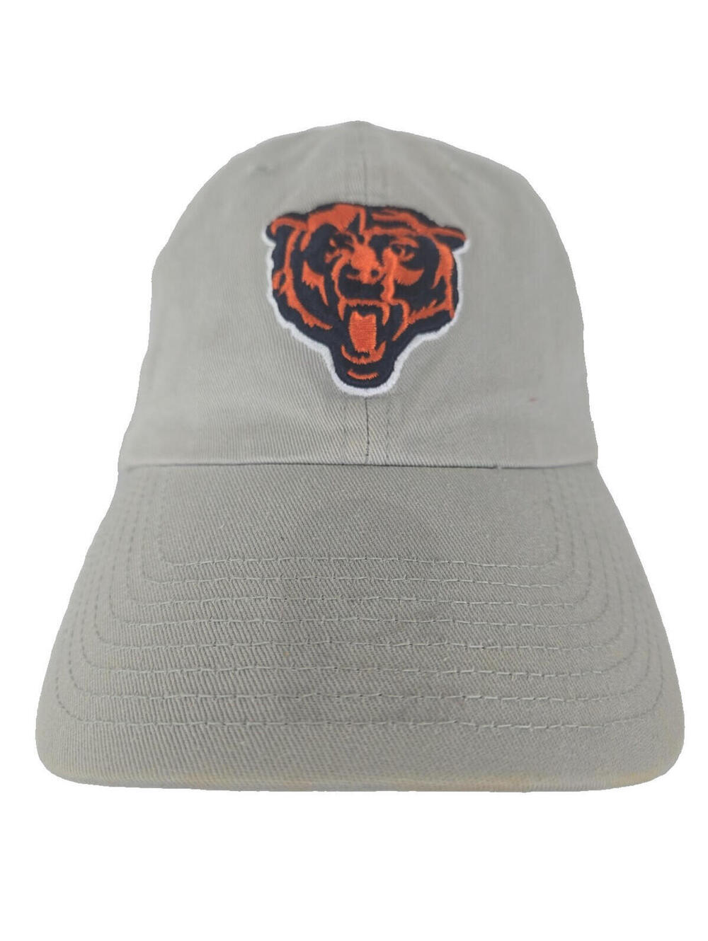Chicago Bears 47 NFL Team Apparel Hat Gray Embroidered Logo Adjustable Dad Cap